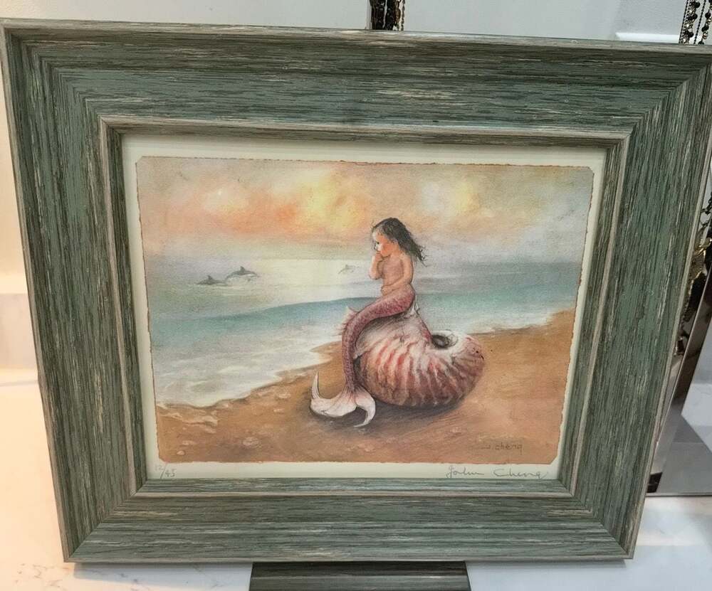 John Cheng Signed Limited Edition Mermaid Print 12/45